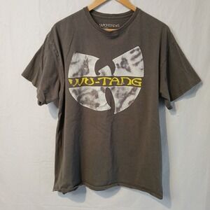 Wu-Tang Clan Graphic Screen Print T-Shirt Gray Adult XL Fits Like Adult Large